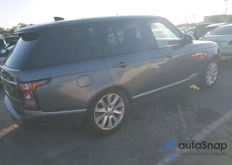 2017 Land Rover Range Rover 3.0L V6 Turbocharged Diesel Hse Td6 z USA, uszkodzony, nr VIN SALGS2FK3HA336494